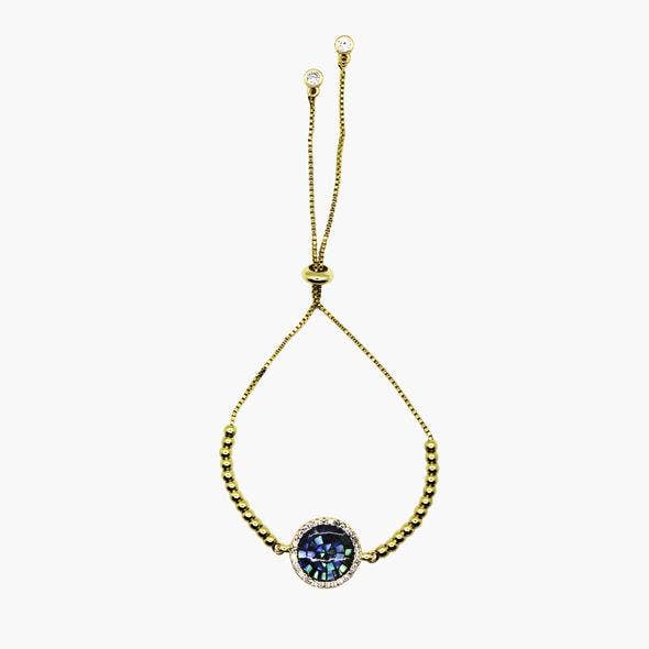 Golden Chain Charm Bracelet for wholesale by Mia Accessories