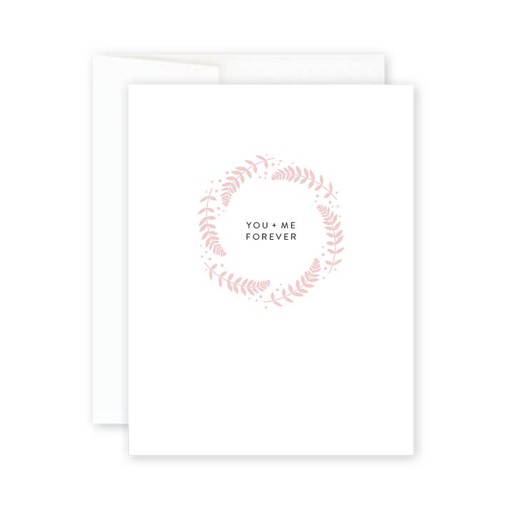 Toi et moi pour toujours pour la vente par Biba Letterpress