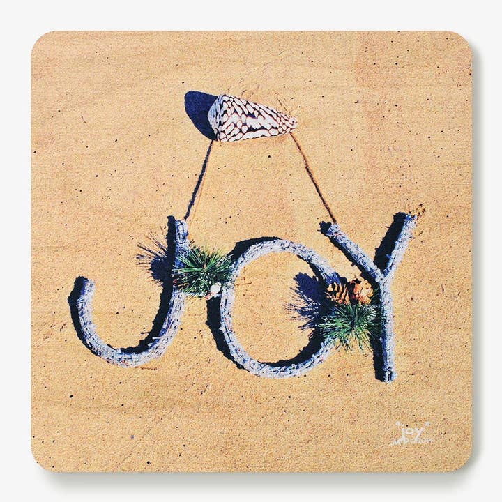 Joy Coaster voor wholesale door Simply Grateful