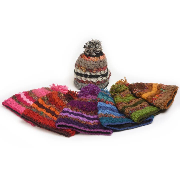 Crochet Beanie Hat with Silk and other Purchase Wholesale silk lined beanie. Free Returns & Net 60 Terms on Faire trending on Faire.