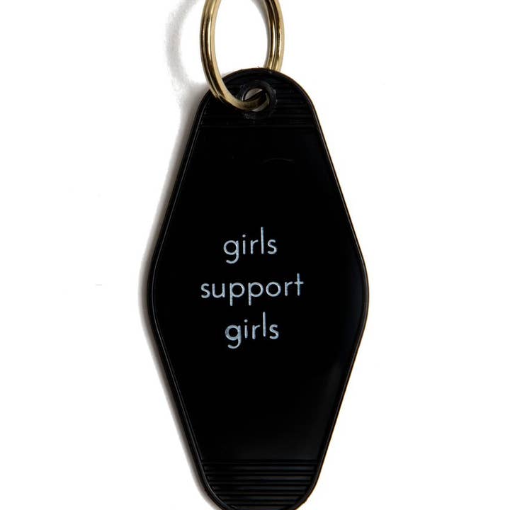 He Said, She Said - Wholesale Keychain - Women's - Girls Support Girls Motel Key Tag