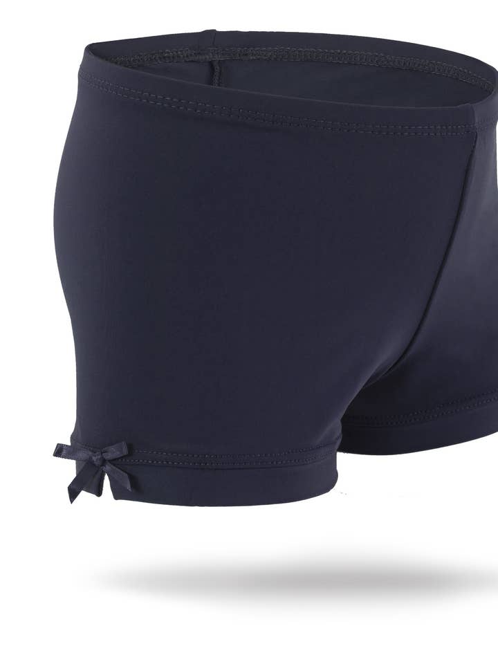 Monkeybar Buddies - Wholesale Shorts - Kids - Boarding School Blue Girls Spandex Shorts