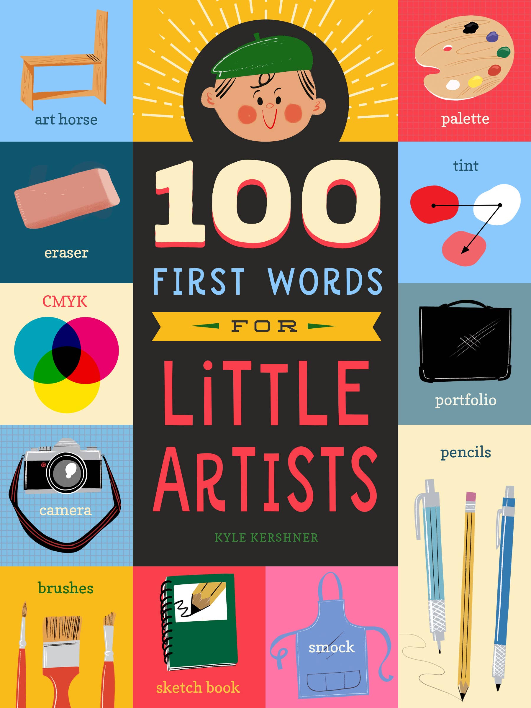 Familius, LLC - Wholesale Baby & Toddler Book (0-2) - 100 First Words for Little Artists0