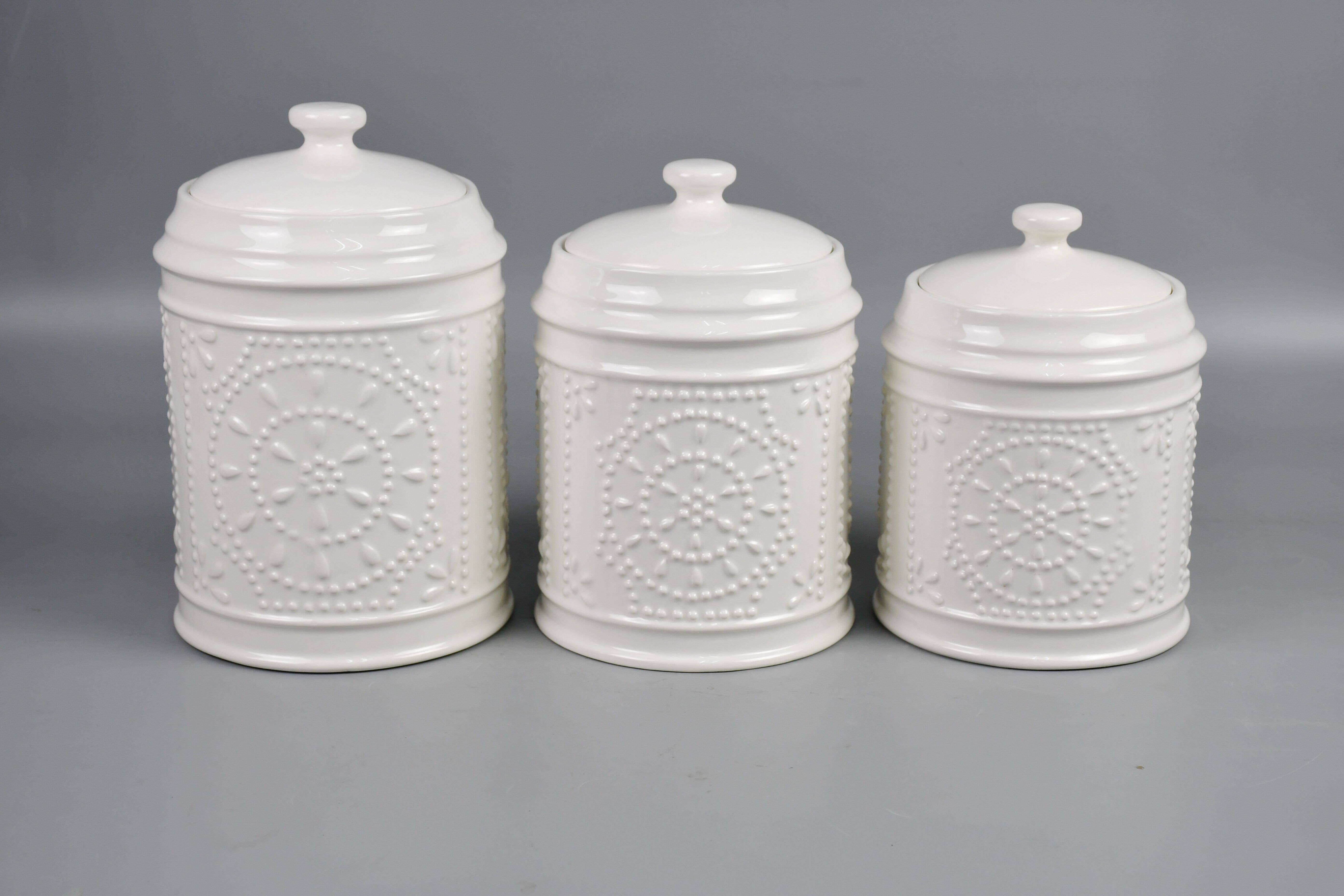 Drew Derose Design – Großhandel Kanister-Sets – Kanister-Set in gepresster Zinn2