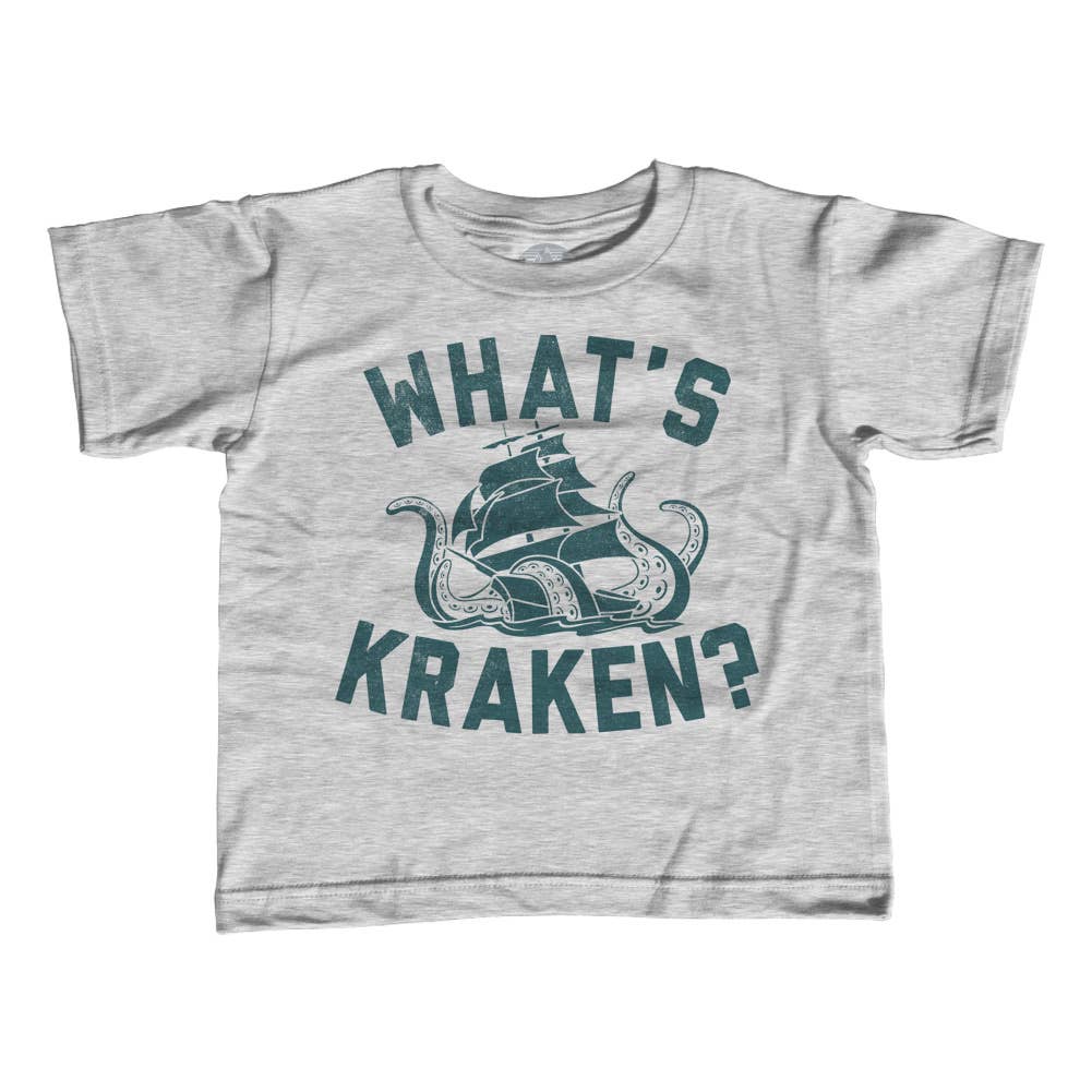 Kraken Loves Boat T-Shirt for Men Graphic Shirts for Women Unisex Shirt
