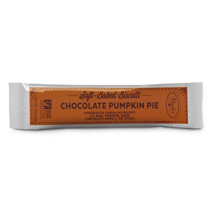 Marlo's Bakeshop - Wholesale Cookie - 1 oz Chocolate Pumpkin Pie Soft Baked Biscotti0