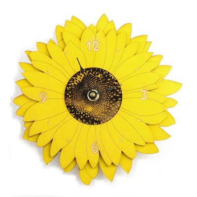 Horloge tournesol pour la vente par Green Tree Jewelry