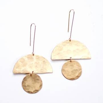 Pendientes en forma de tótem Geo para venta al por mayor de Rare Bird Co. + Pauline Stanley Studio