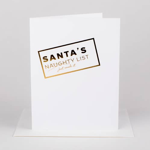 Tomtens lista hälsningskort för wholesale av Wrinkle & Crease Paper Products