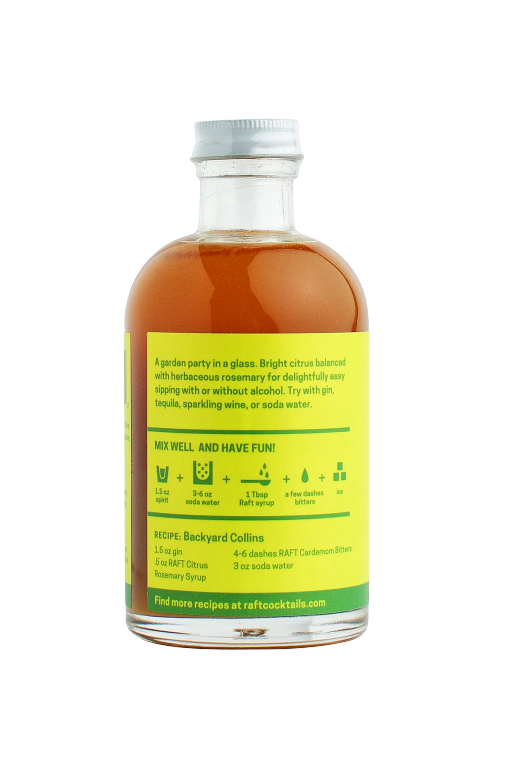 RAFT – Großhandel Cocktailmischung/-sirup – Zitrus-Rosmarin Sirup1