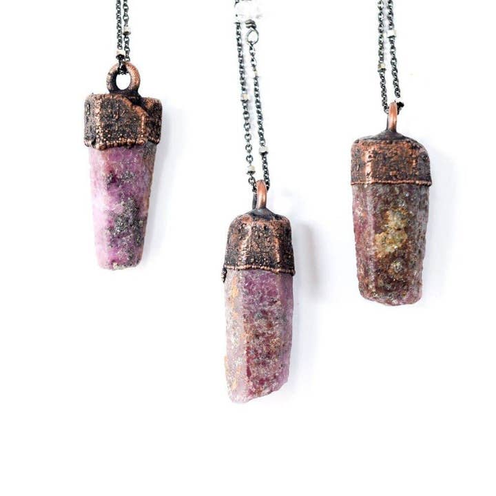 Colar Mineral Cru por atacado de HAWKHOUSE