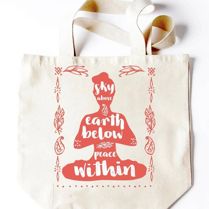 Sky Above Earth Below Tote for wholesale by Potluck Press