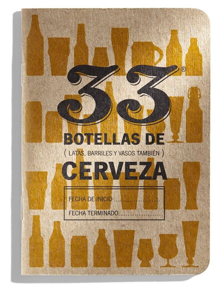 33 Books Co. - Vendita all'ingrosso Diari/agende - 33 diari di degustazione di cervezas (in spagnolo)0