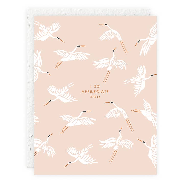 Je t'apprécie tellement - Carte de remerciement pour la vente par Seedlings