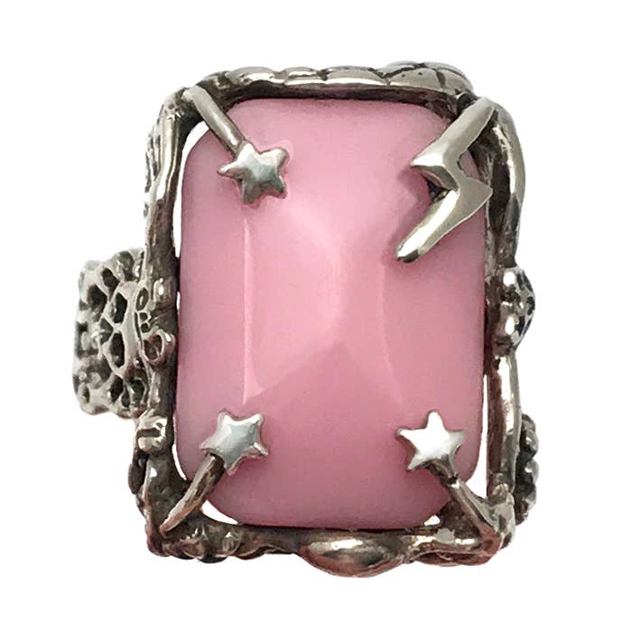 Anomaly Jewelry - Wholesale Cocktail/Statement Ring - Bowie Ring in Pink0
