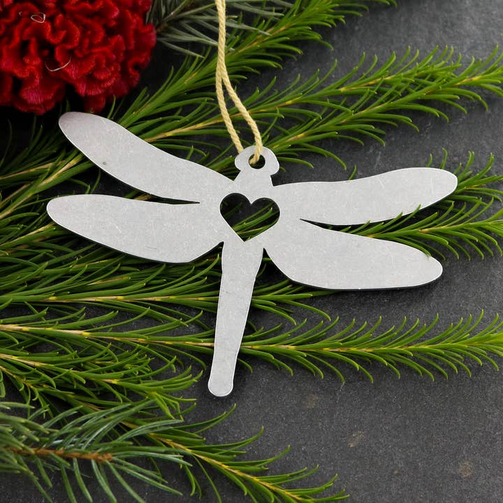 Iron Maid Art - Wholesale Ornament - Dragonfly Metal Holiday Gift Christmas Ornament0