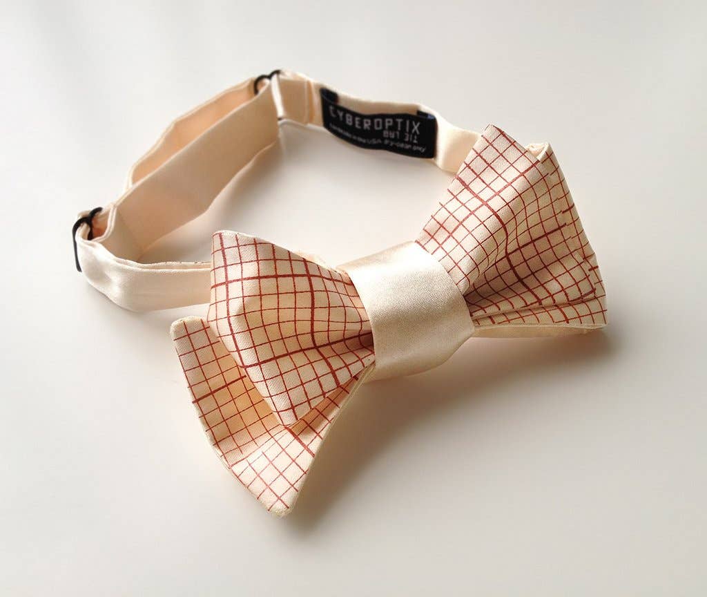Cyberoptix Tie Lab - Wholesale Bow Tie - Men's - Graph Paper Bow Tie5