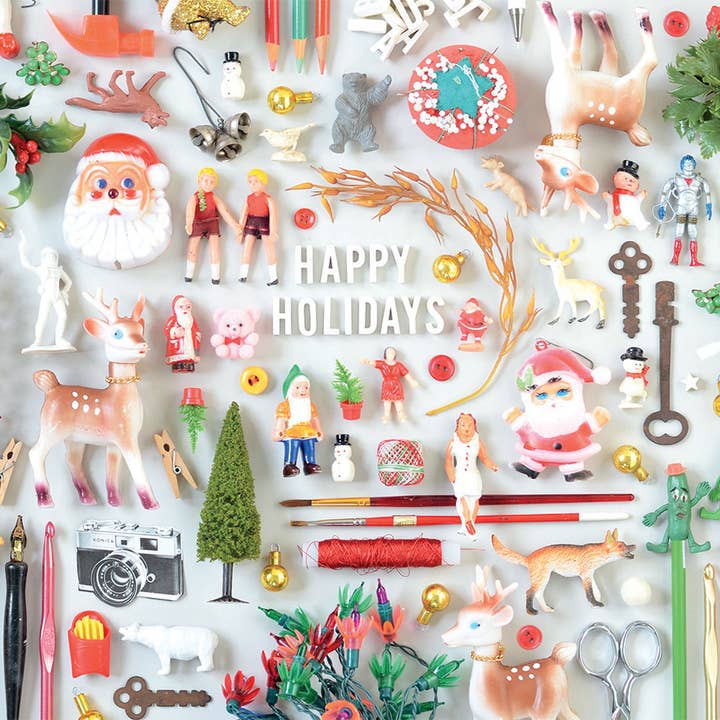 Imaginary Animal - Wholesale Christmas Card - Tiny Things Holiday Collection Greeting Card or Postcard1