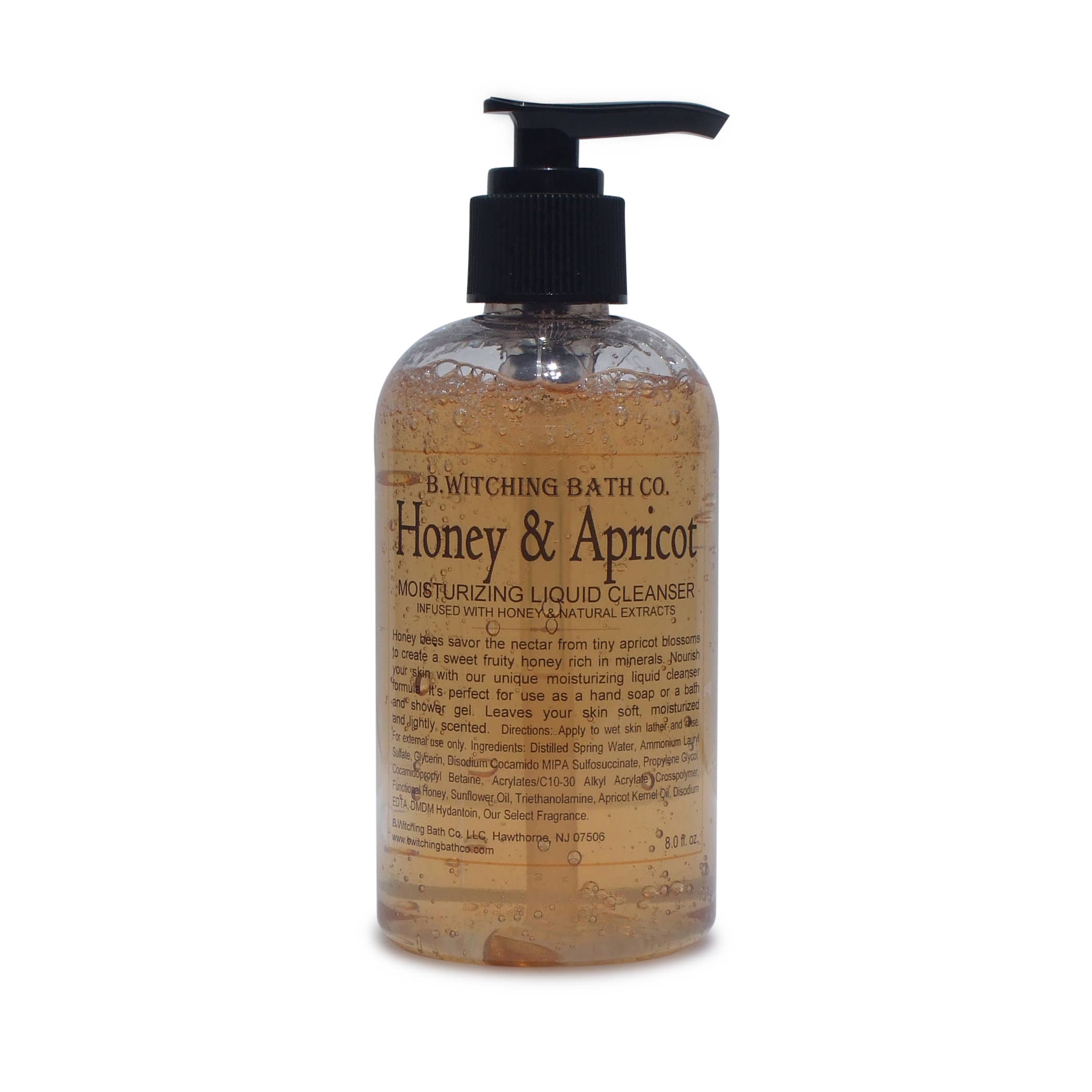 B. Witching Bath Co. - Wholesale Body Wash/Shower Gel - Honey & Apricot Moisturizing Liquid Cleansers 8oz2