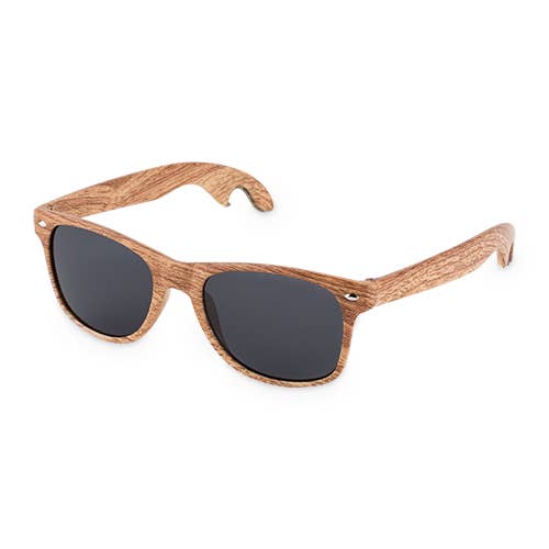 Foster & Rye - Vente Lunettes de soleil – unisexe - Lunettes de soleil « Bottle Open-Wood »