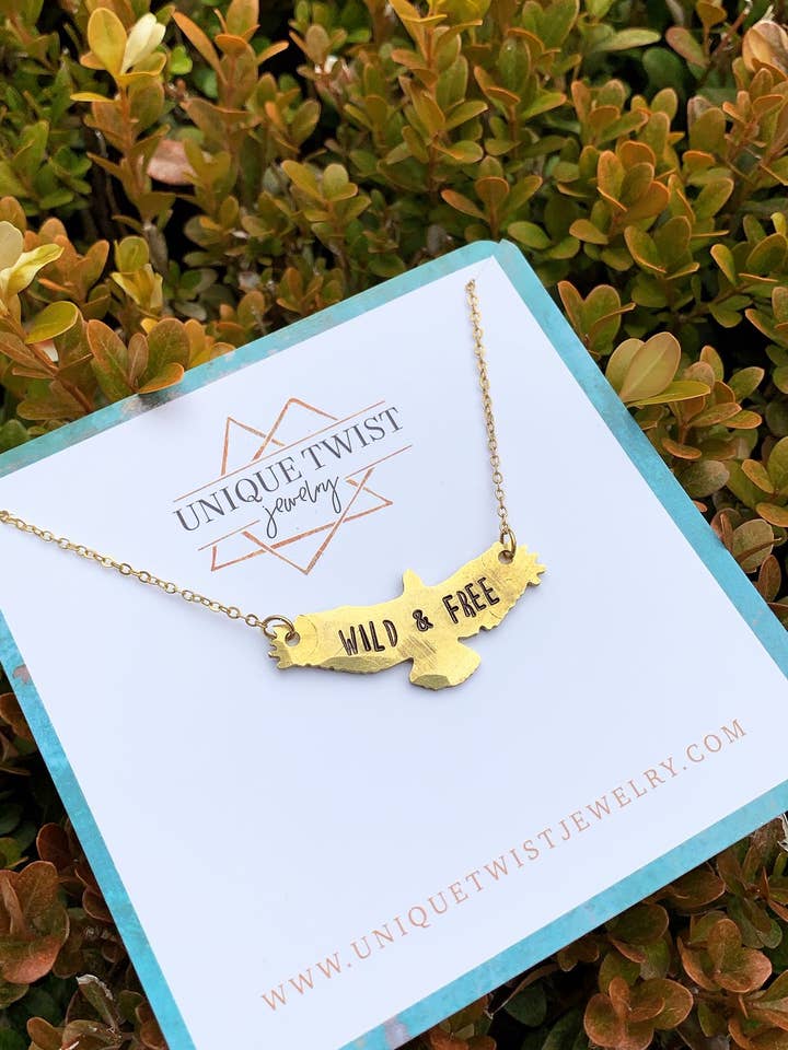 Collier Sauvage Et Libre pour la vente par Unique Twist Jewelry
