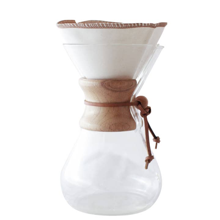 CoffeeSock - Wholesale Coffee filter - Reusable Organic Coffee Filters- Chemex® 6-13 cup Half Moon4