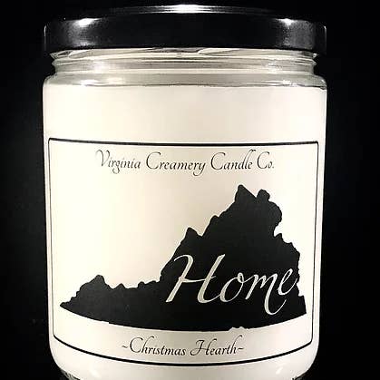 US3-Virginia Home 16oz Jar for wholesale by Virginia Creamery Candle Co.