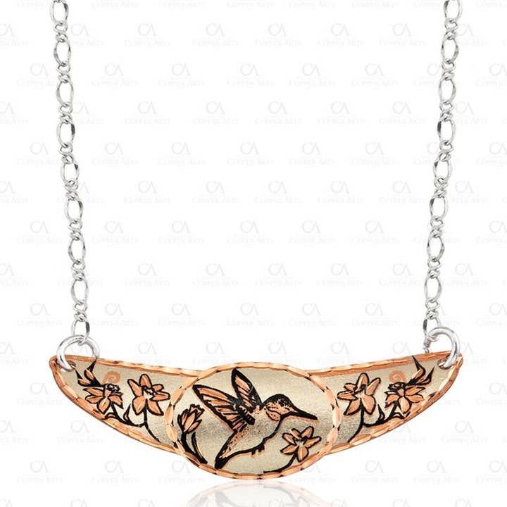 Collier à bijoux JC 44 Hummingbird pour la vente par COPPER ARTS INC.