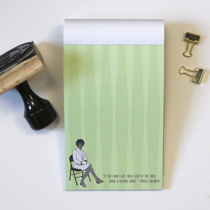 The Card Bureau - Wholesale Notepad - Shirley Chisholm Quote Notepad