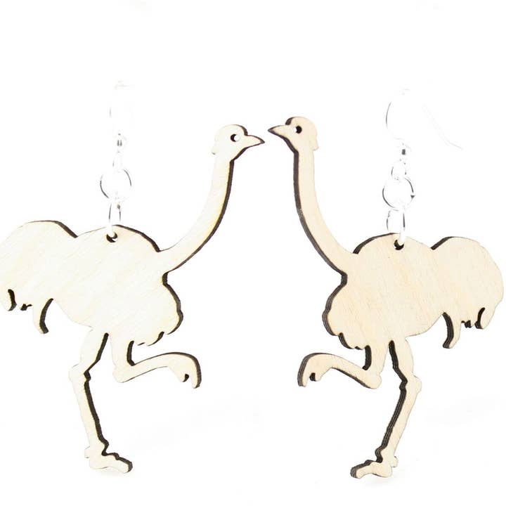 Ostrich Earrings for wholesale by Green Tree Jewelry