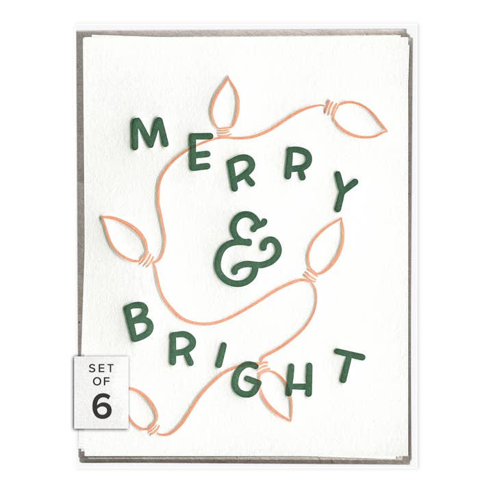 INK MEETS PAPER – Großhandel Saisongrußkarte – Merry & Bright Lights - Winterferien Kartenset in Box