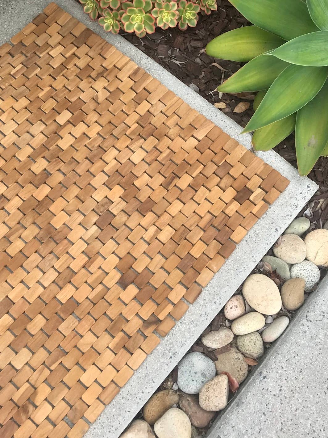 Hip-o Modern Living - Wholesale Floor Mat - Natural Teak Floor Runner (64 x 24")5