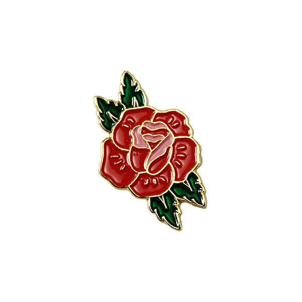 Red Rose Pin for wholesale by Explorer's Press