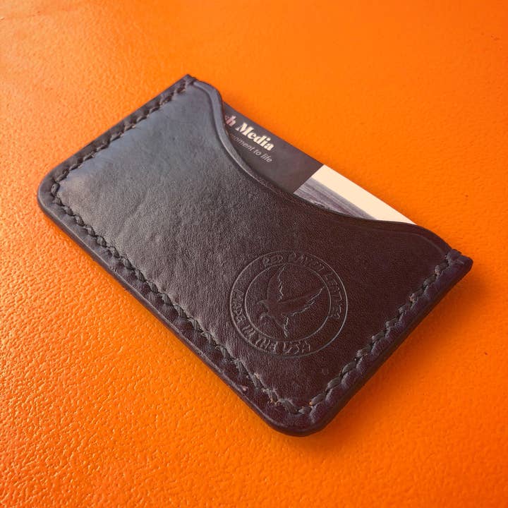 Tyr Card Holder for wholesale by Red Raven Leather Company