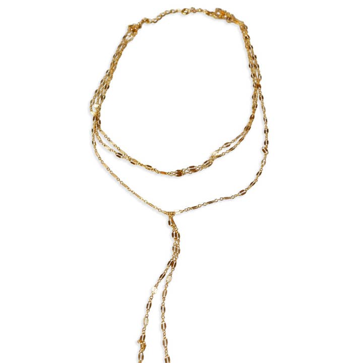 Chain Wrap Choker for wholesale by Glamrocks Jewelry