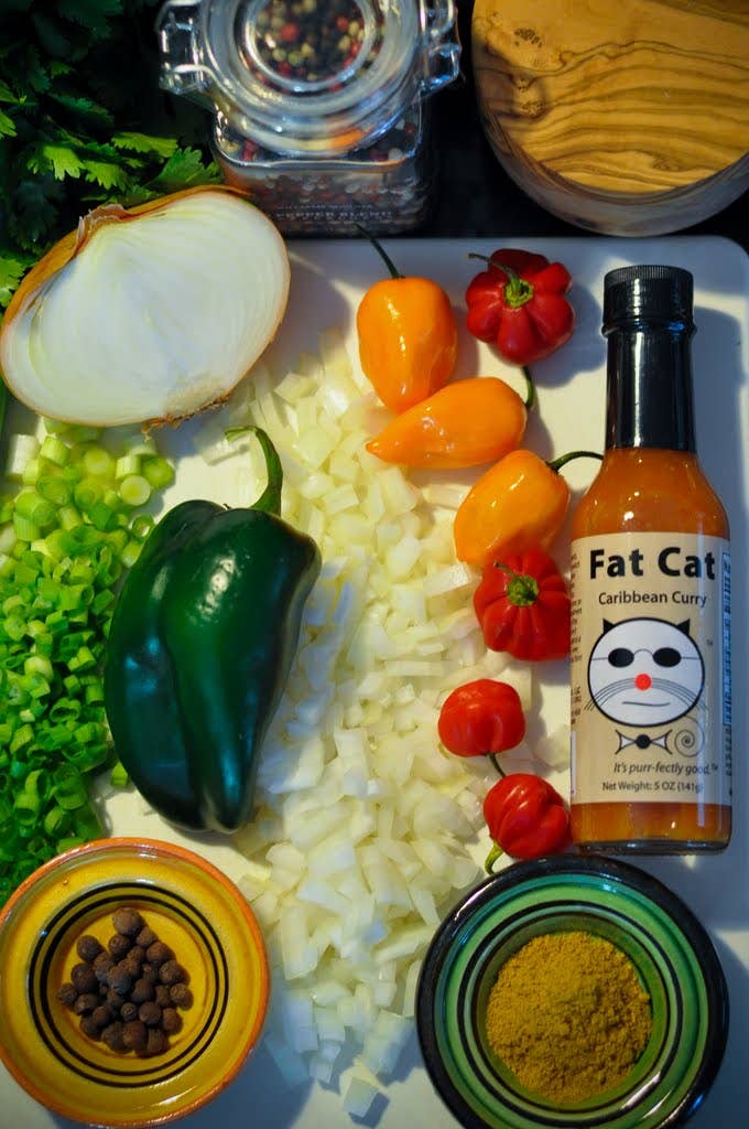Fat Cat – wholesale Hot sauce – Caribbean Curry Scotch Bonnet Hot Sauce (full case-12 ct)1