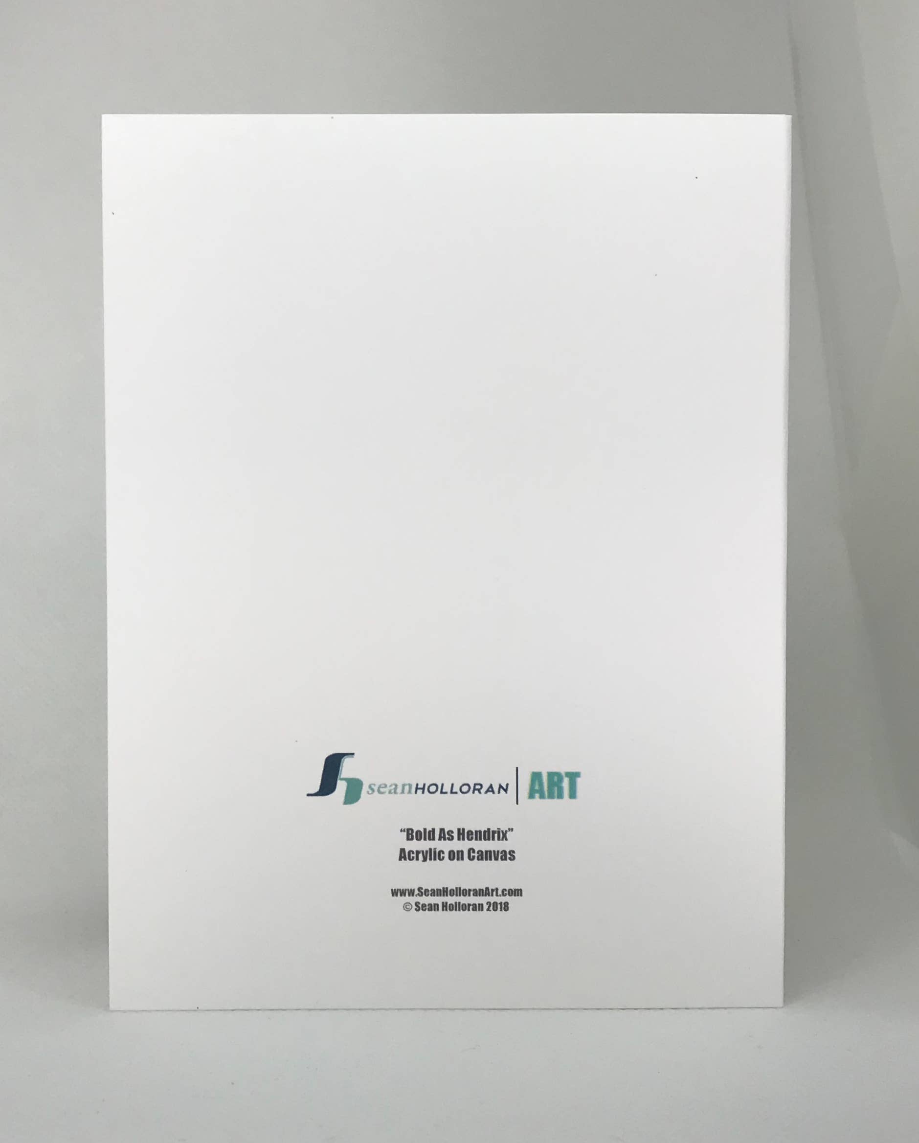 Sean Holloran Art - Wholesale Everyday Greeting Card - 'Bold As Hendrix' : Note Card2