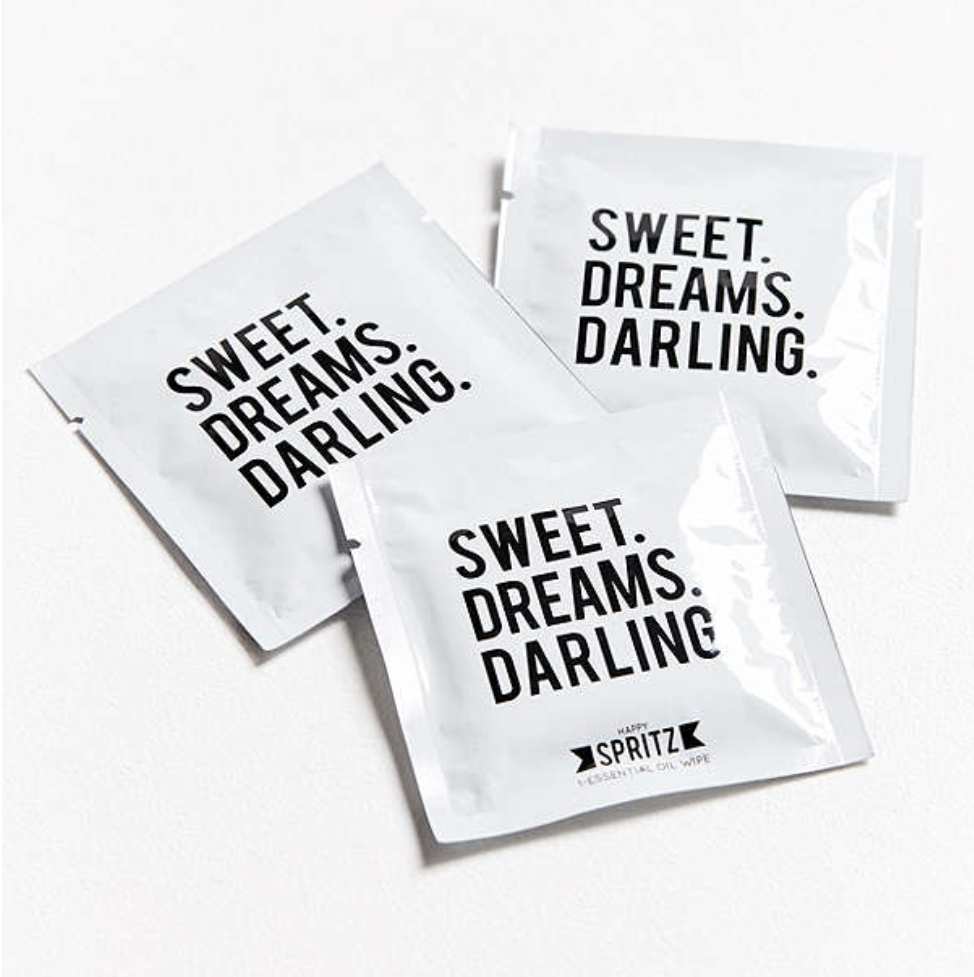 Happy Spritz - Vente Huile essentielle - Sweet Dreams Darling Lot de 100 serviettes à l'huile essentielle2