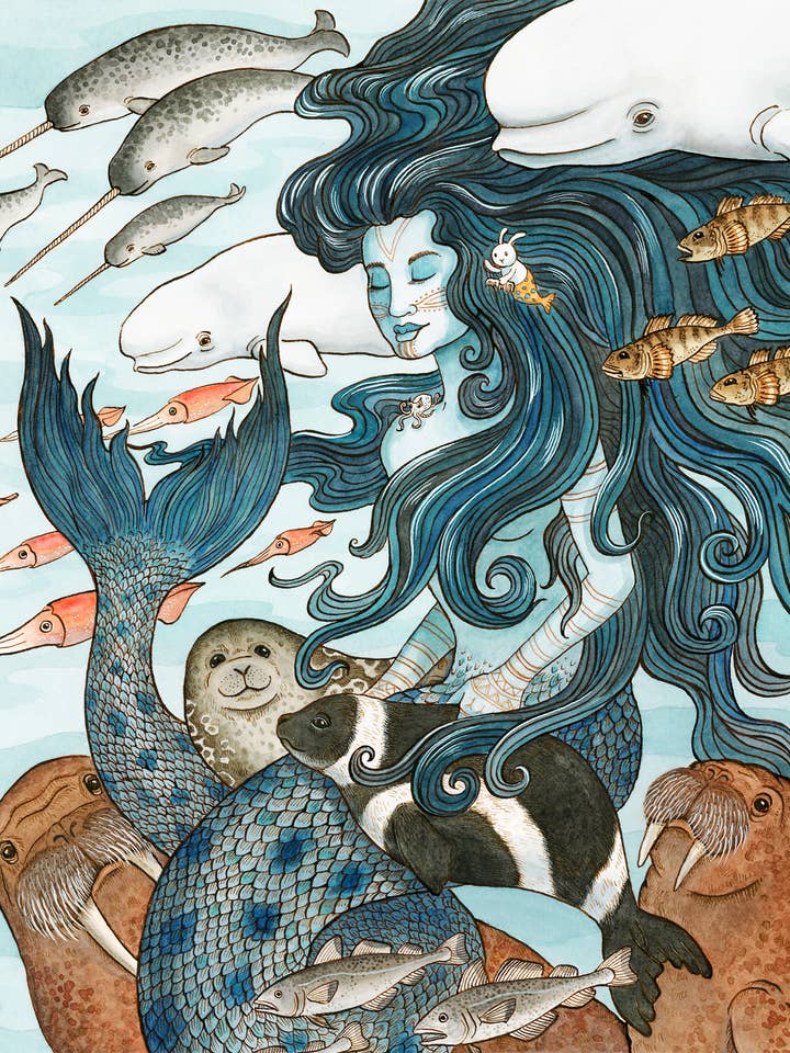 16" x 20" Sedna Art Print for wholesale by SepiaLepus Illustration