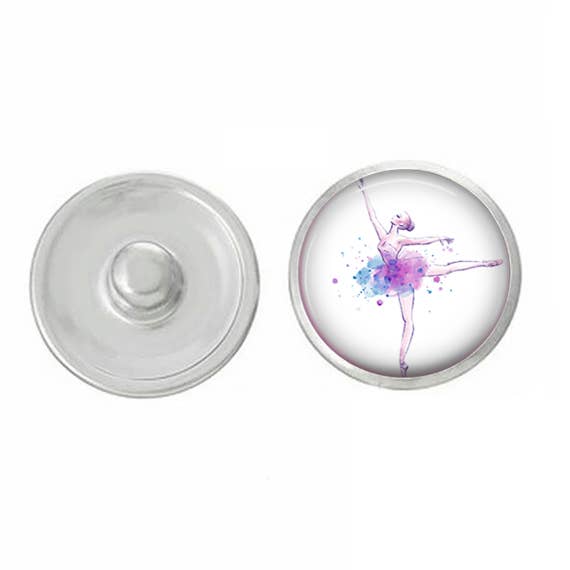 Dance Ballet Snap for Snap Jewelry and Accessories for wholesale by Say It in A Snap Jewelry