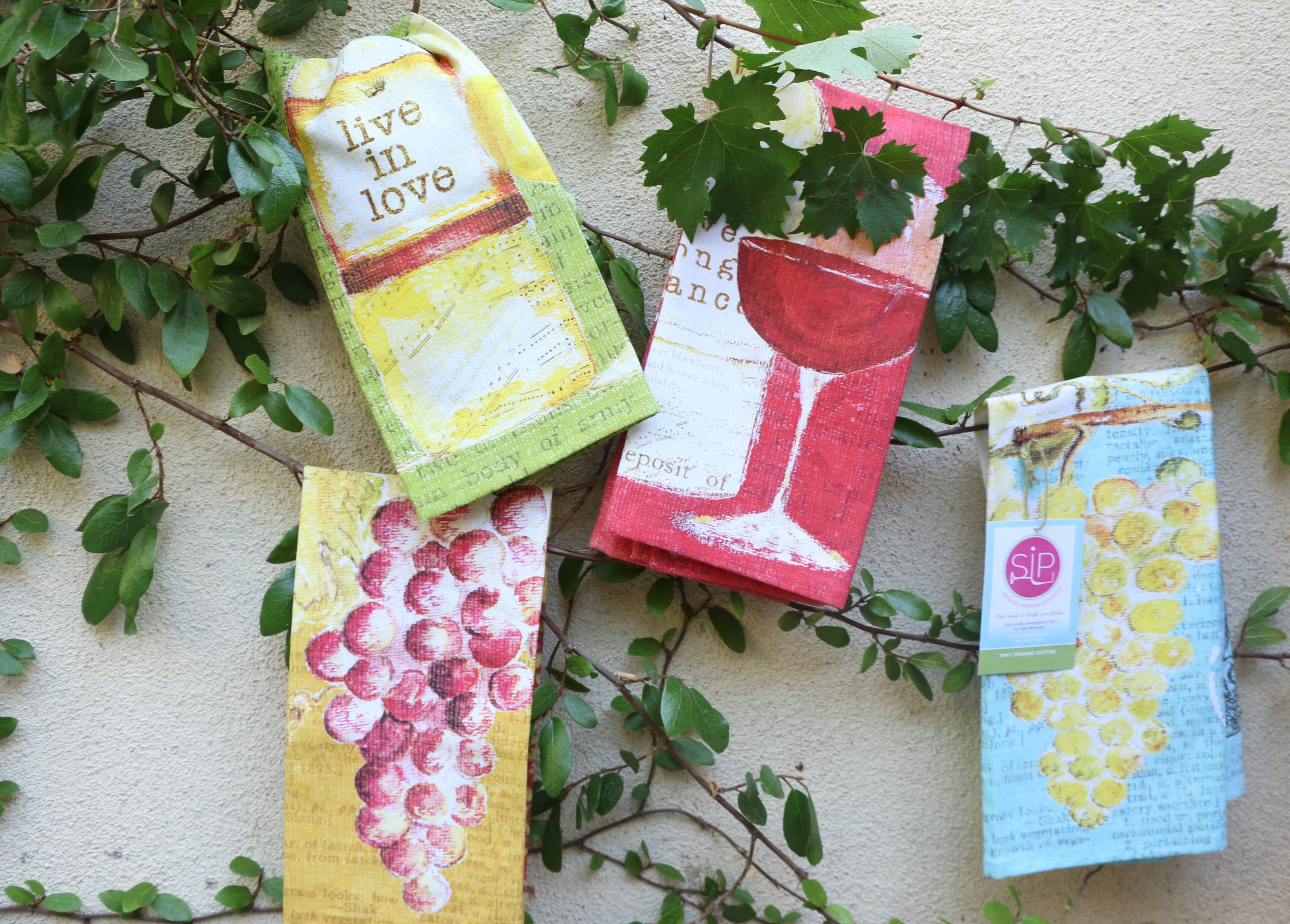 SIP - Vendita all'ingrosso Strofinacci - Asciugamano da cucina «Wine Series Green»4