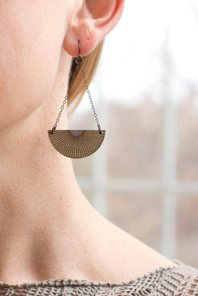 Bird of Virtue - Wholesale Dangle Earrings - Egypt Earrings · Engraved Wood Chandelier2