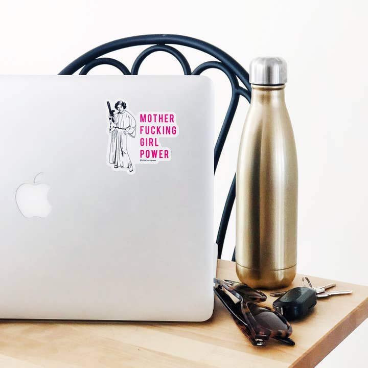 Steel Petal Press - Wholesale Sticker - MF Girl Power Die-Cut Sticker3