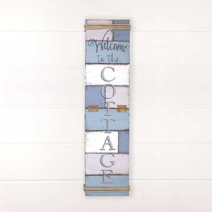 Welcome Cottage Panneau palette pliable pour la vente par Honey and Me