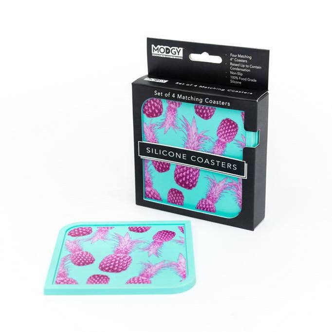 Modgy - Wholesale Coasters - Silicone Coaster Set - Tropikal0