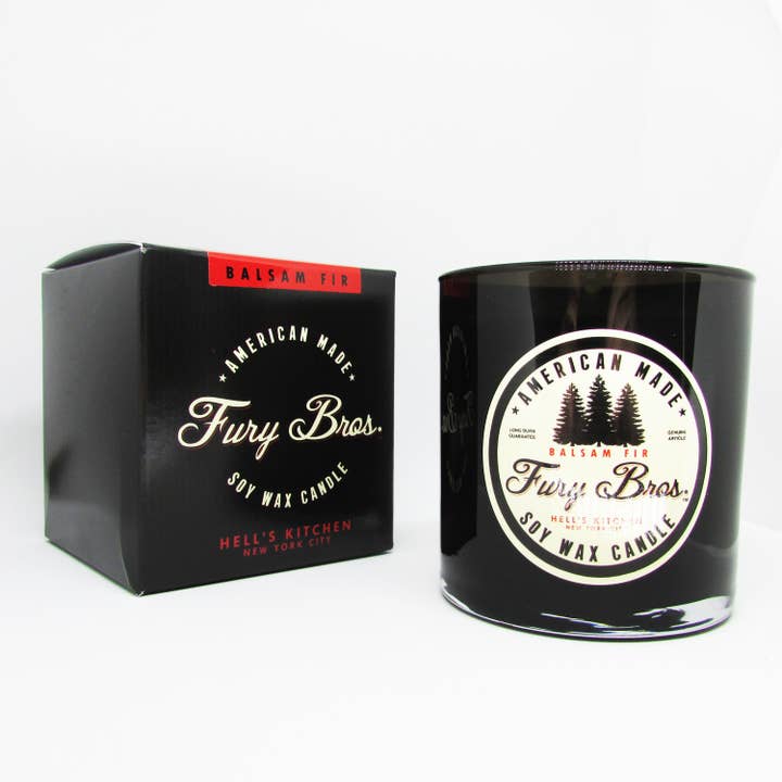 Fury Bros. - Wholesale Jar/Filled Candle - Balsam Fir Candle 9 oz1