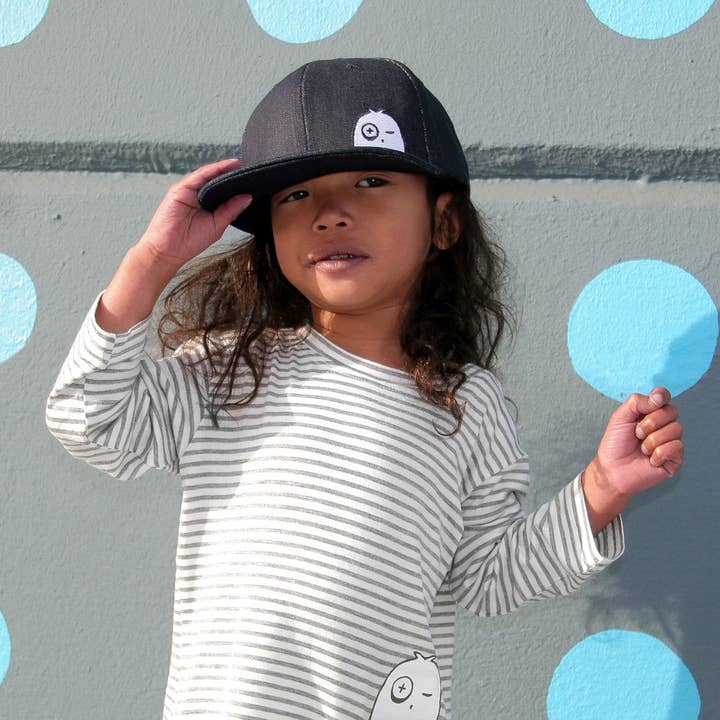 Bash + Sass - Wholesale Baseball Cap - Kids - Denim Snapback Cap - kids Size3