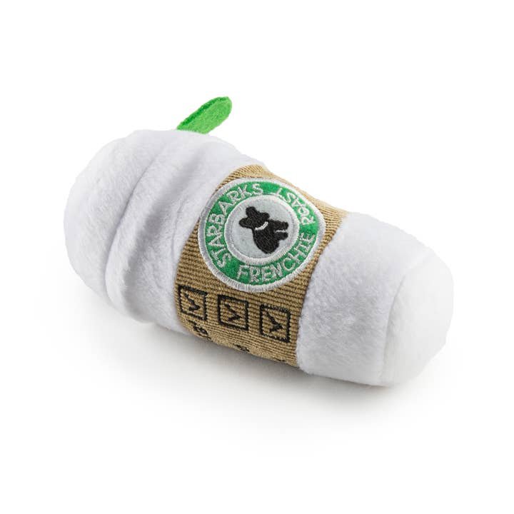 Haute Diggity Dog - Wholesale Pet Squeaky Toy - Dog - Starbarks Coffee Cup W/ Lid Squeaker Dog Toy