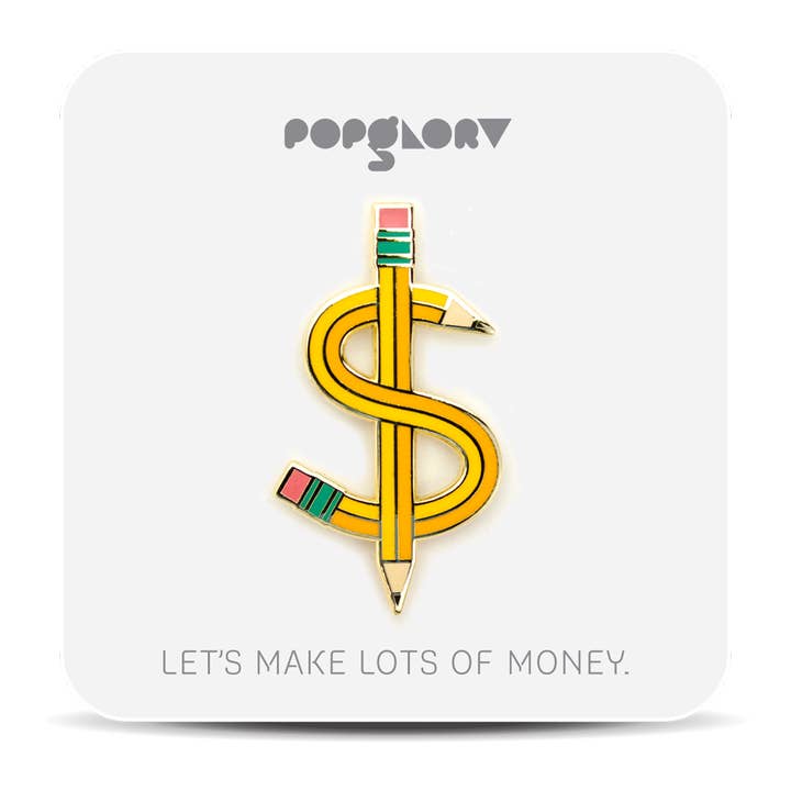 Pencil Me in $ Pin for wholesale by Popglory