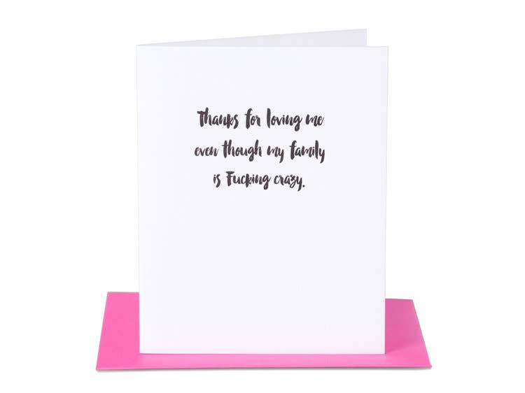 Paper Epiphanies - Wholesale Love Card - Loving Me Crazy Family Card1